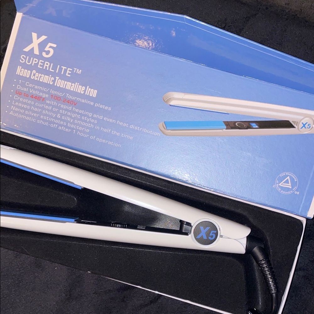 X5 Superlite Nano Ceramic Tourmaline Hair Straightner